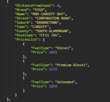 UK Vehicle Data - Daily Fuel Prices & Petrol Prices API